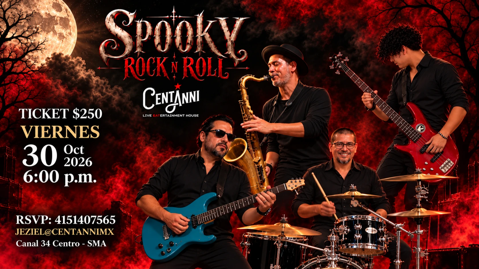 🎃🔥 SPOOKY ROCK N’ ROLL | BY BRUNO GALICIA 🔥🎸