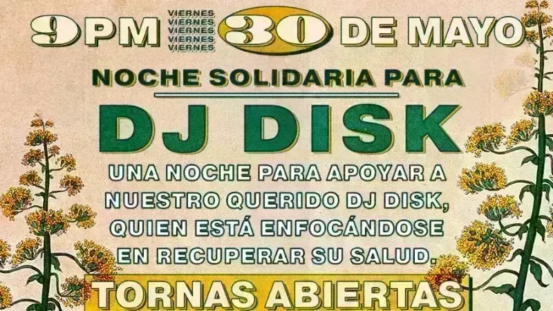 Noche Solidaria para DJ Disk