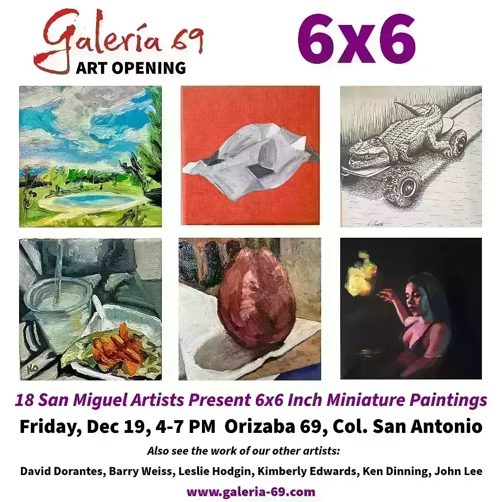 Galeria 69 Art Opening: 6x6