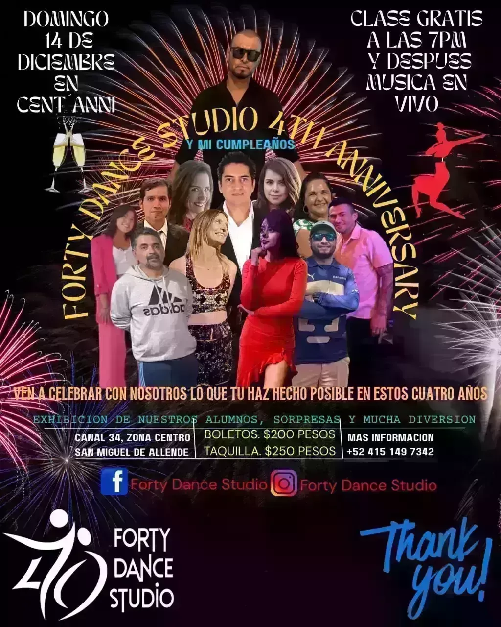 Forty Dance Studio 4th Anniversary