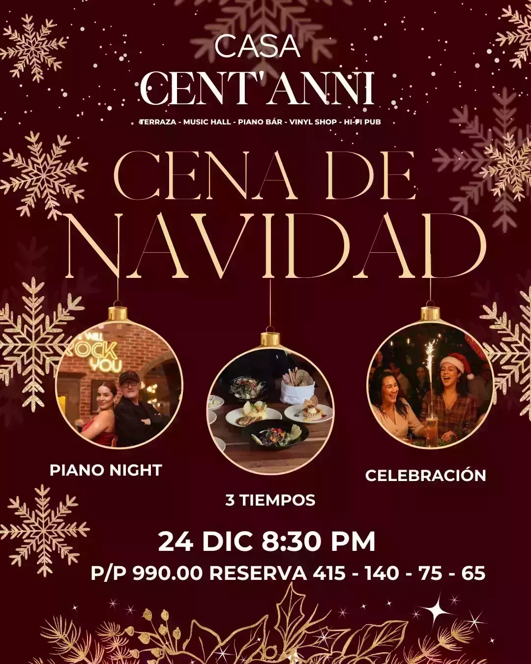 Christmas Dinner at Casa Cent'anni