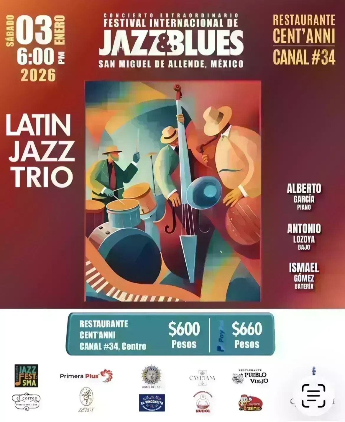 Latin Jazz Trio — Festival Internacional de Jazz & Blues