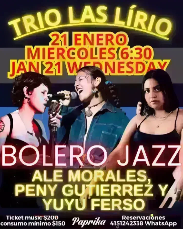 Trio Las Lirio: Bolero Jazz