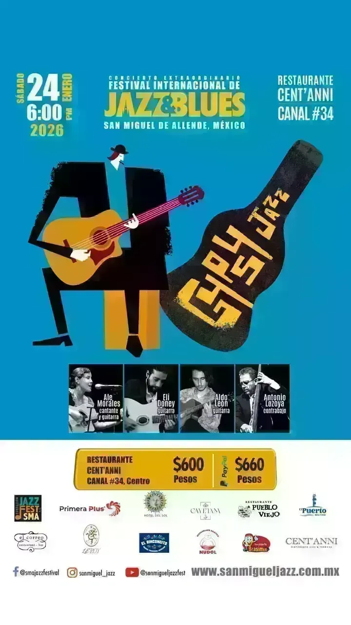 Extraordinary Concert – International Jazz & Blues Festival: Gypsy Jazz Night