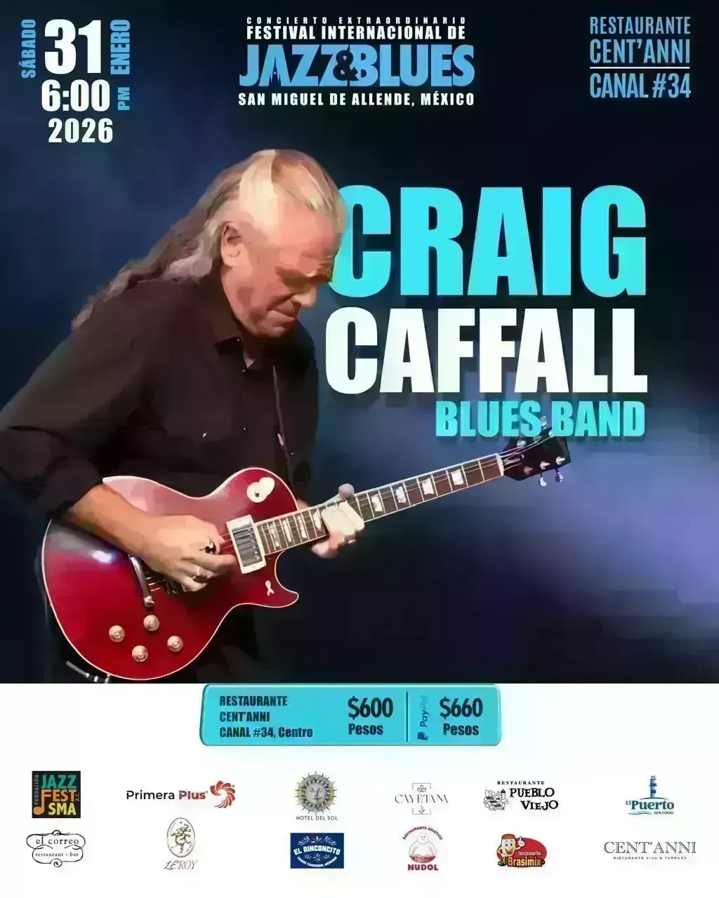 Craig Caffall Blues Band – Festival Internacional de Jazz & Blues