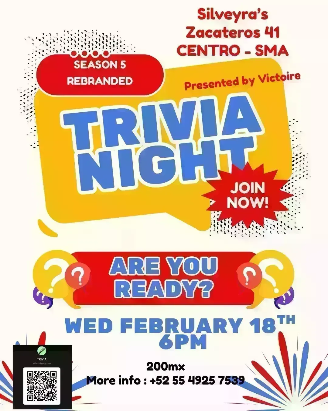 Trivia Night - Season 5 Rebranded