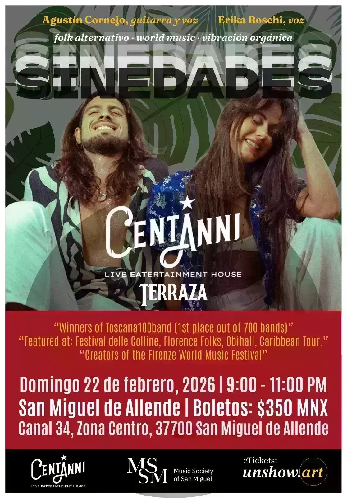 Sinedades at Centanni Terraza