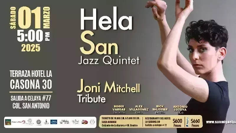 JONI MITCHELL TRIBUTE – INTERNATIONAL JAZZ & BLUES FESTIVAL / WINTER SEASON