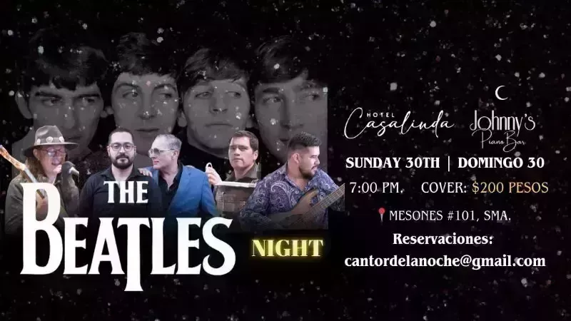 THE BEATLES NIGHT - Johnny's Piano Bar