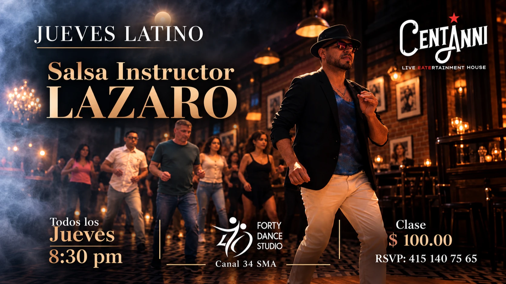 💃🔥 ¡Los jueves se baila salsa en Centanni!
