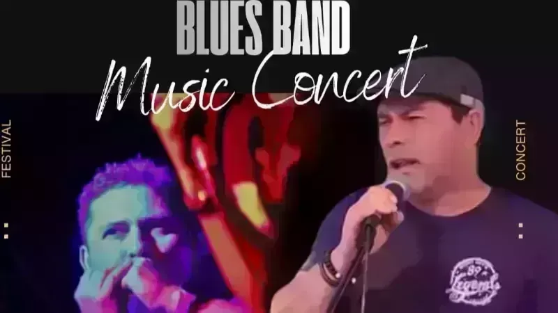 Gabriel Arce blues band live on the Terraza