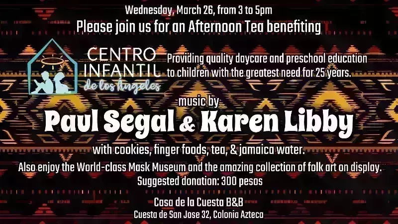 Paul Segal & Karen Libby to perform a Benefit Concert for Centro Infantil