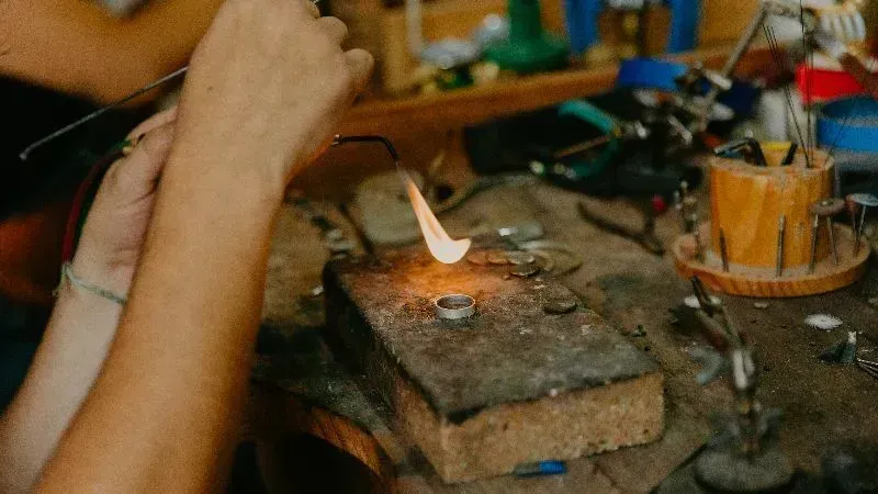 Create Your Own Mexican Opal Silver Ring