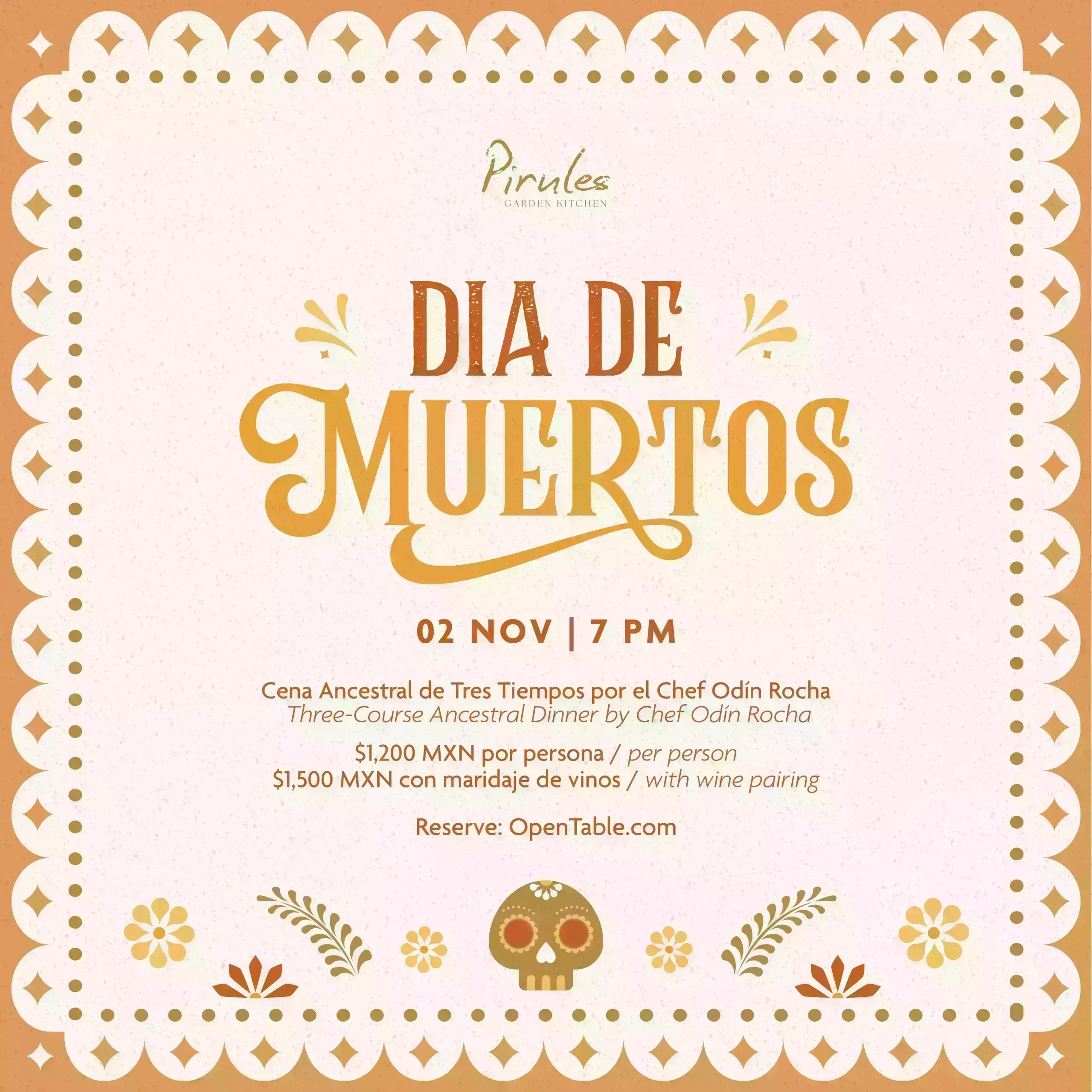 Cena Ancestral de Tres Tiempos