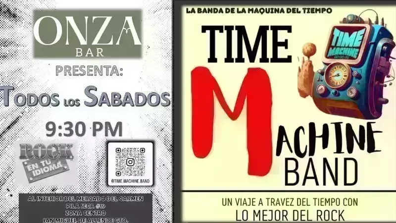 Time Machine en Onza Bar