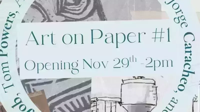 Opening : Art on Paper at French Doosr Art SPeakeasy