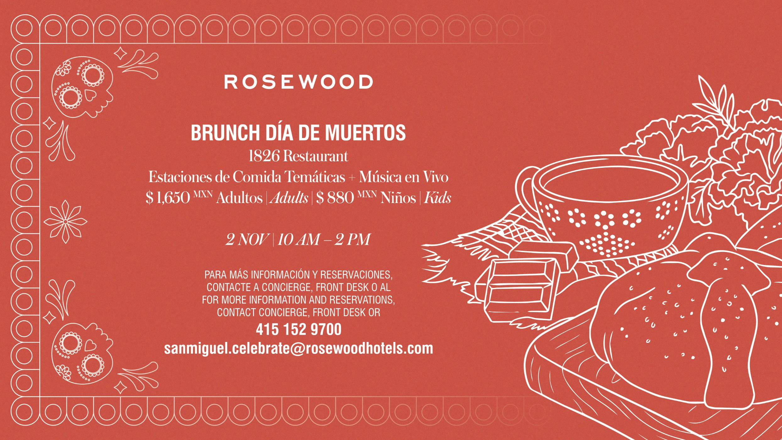 Day of the Dead Brunch