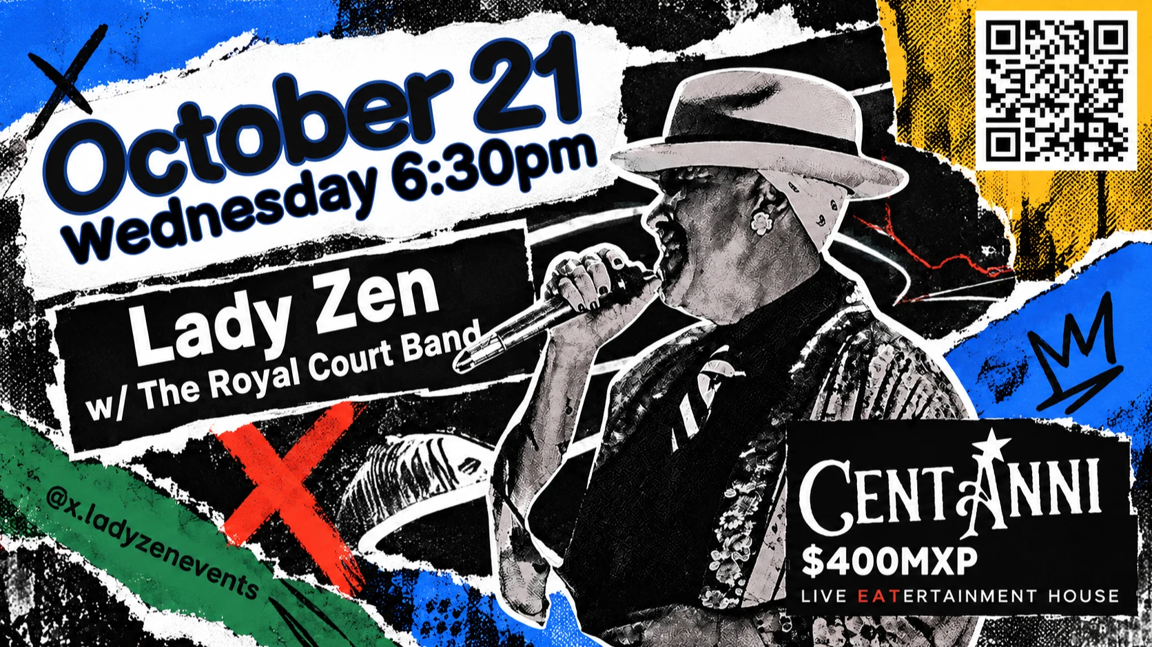 LADY ZEN junto a THE ROYAL COURT BAND