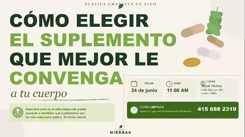 Platicas Gratuitas en Vivo- El Mundo de los suplementos es un mundo