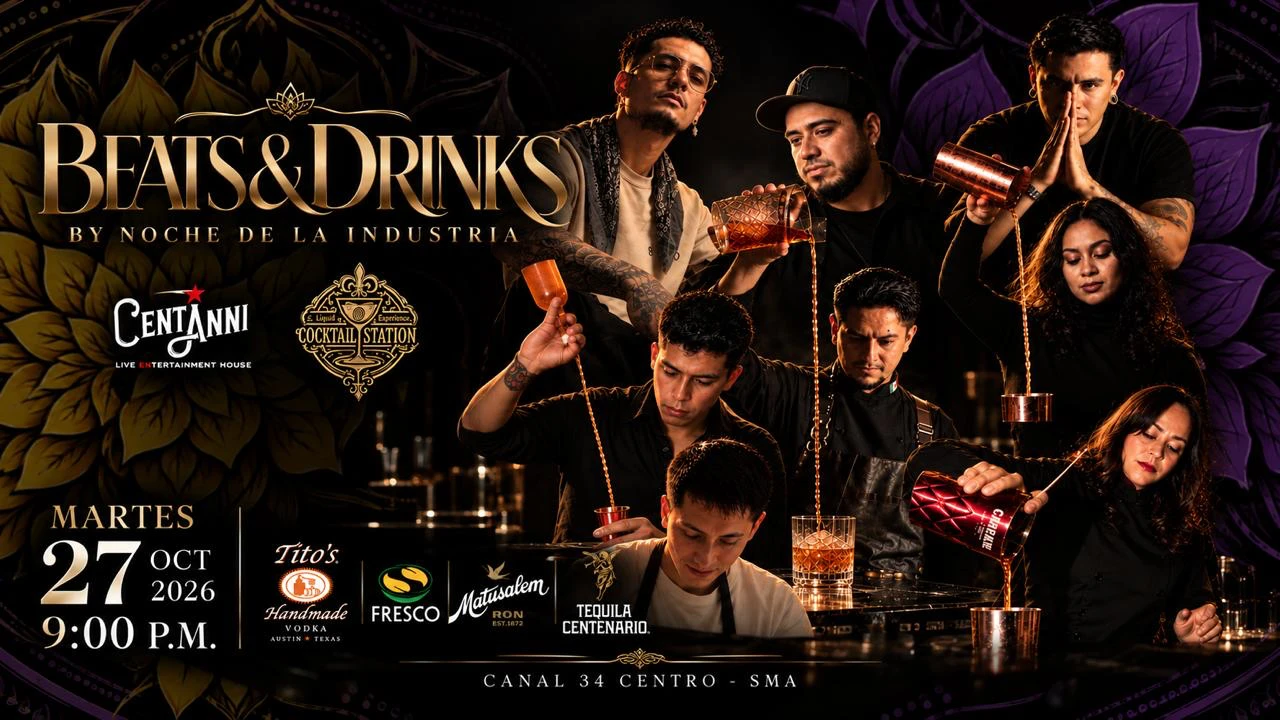 ✨🍸 BEATS & DRINKS | BY NOCHE DE LA INDUSTRIA 🍸✨