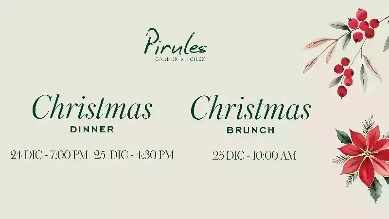 Pirules Garden Kitchen Christmas Brunch