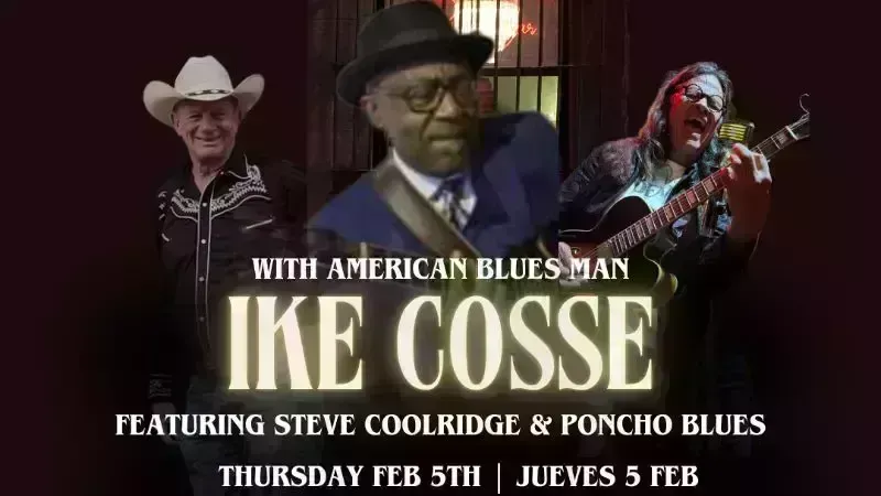American Blues Man Ike Cosse at Johnny's Piano Bar