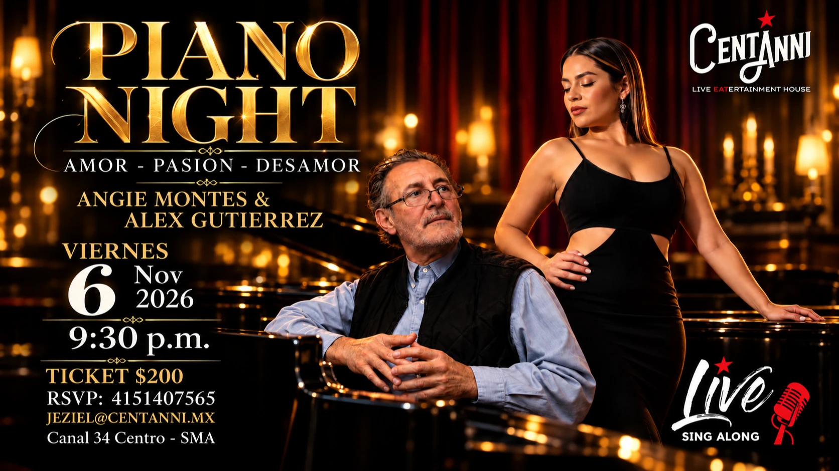 ✨🎹 PIANO NIGHT | AMOR, PASIÓN Y DESAMOR 🎹✨