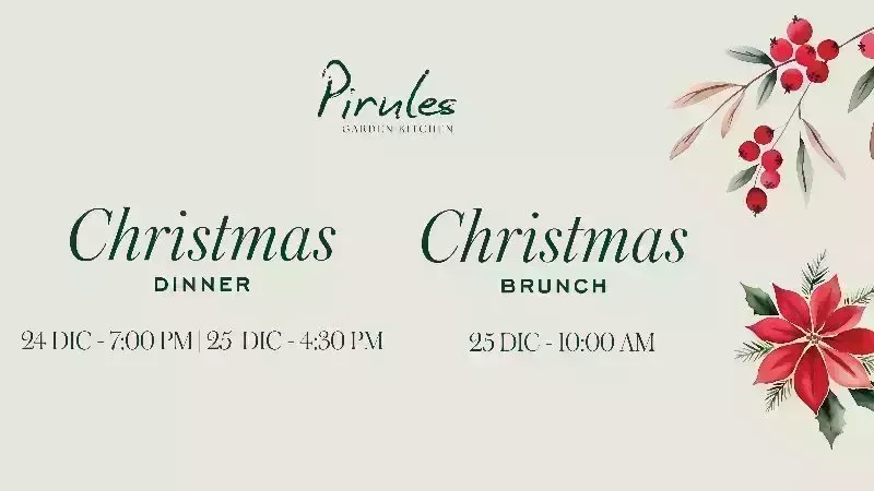 Pirules Garden Kitchen: Christmas Eve Dinner