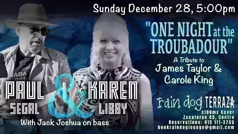 "One Night at the Troubadour": A tribute to James Taylor & Carole King