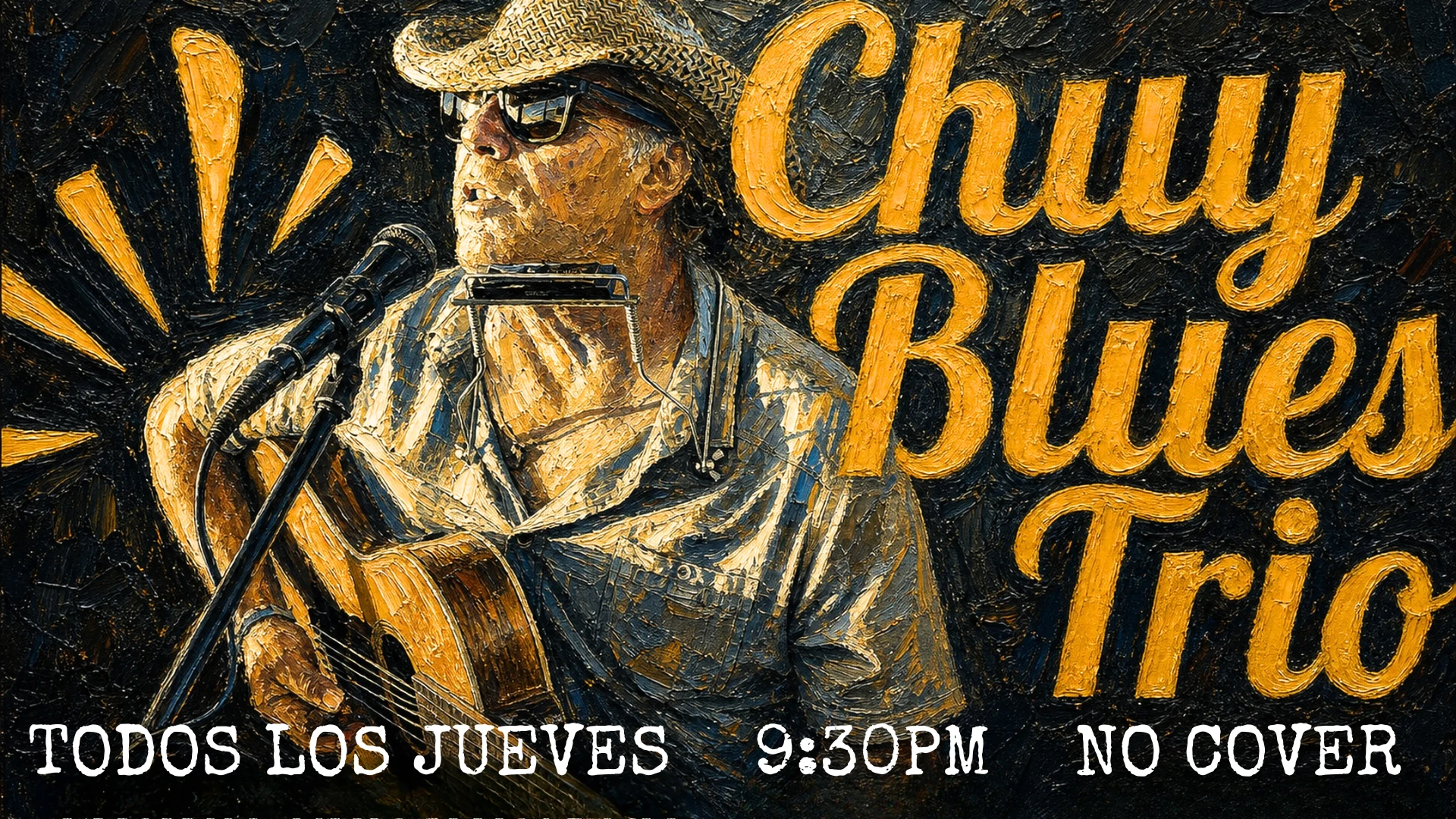 Chuy Blues Trio in Raindog Cantina! No cover