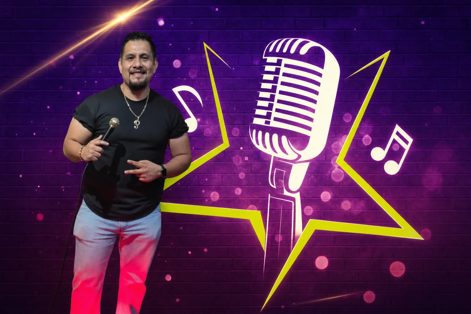 Karaoke con Alex Rogers at Trina