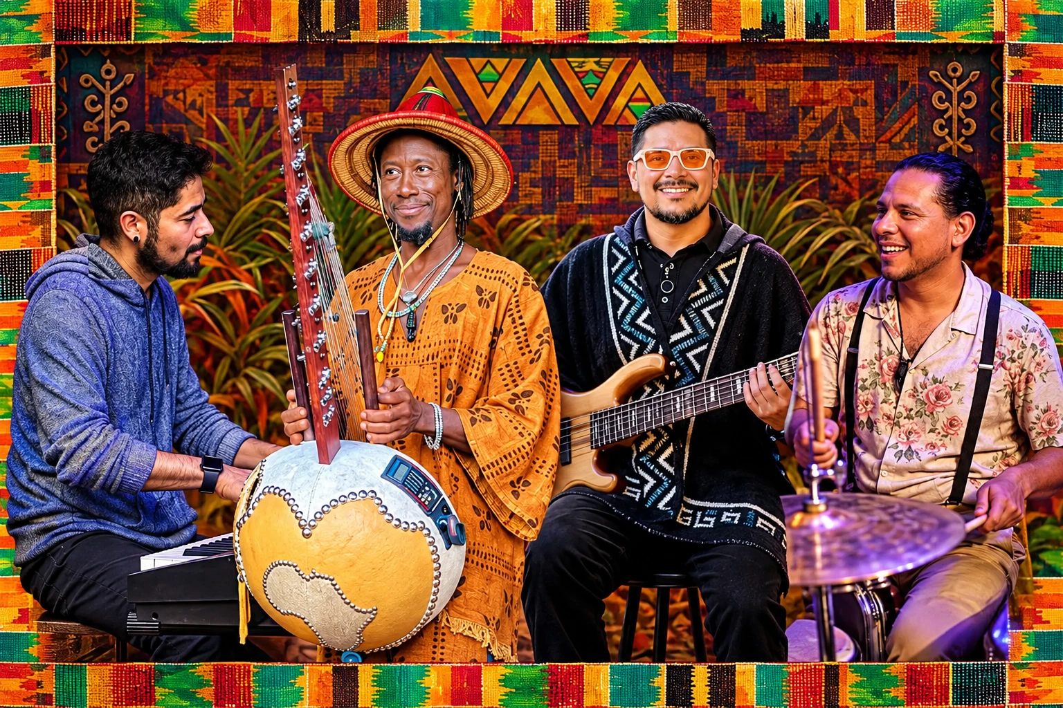 Sekou Conte, Carlos Vargas, Ruben Olvera & Archi Gallardo