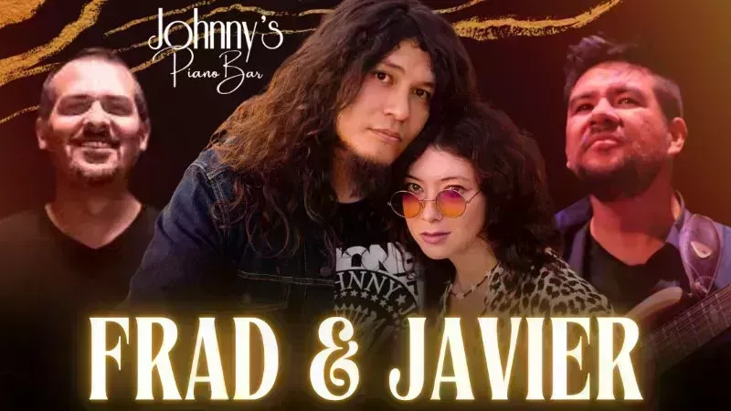 Frad y Javier en Johnny's Piano Bar