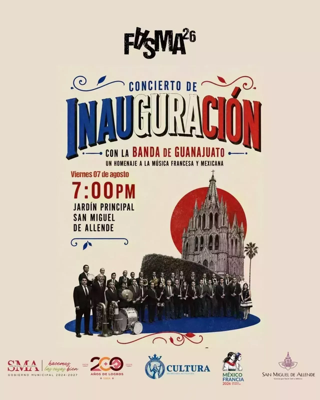 Concierto de Inauguración con la Banda de Guanajuato