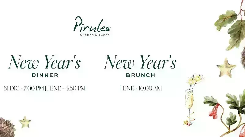 Pirules Garden Kitchen New Year´s Brunch