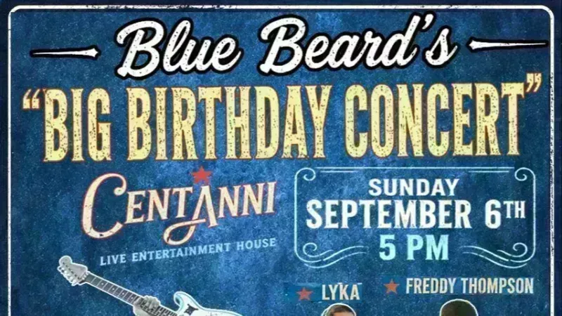 Blue Beard’s Big Birthday Concert
