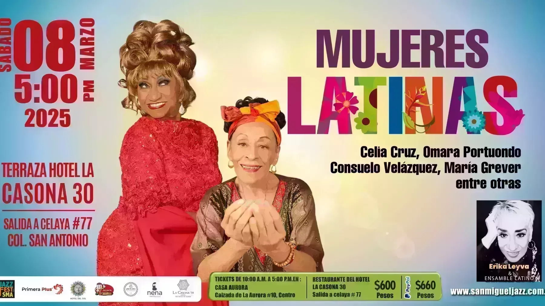 MUJERES LATINAS – INTERNATIONAL JAZZ & BLUES FESTIVAL WINTER SEASON