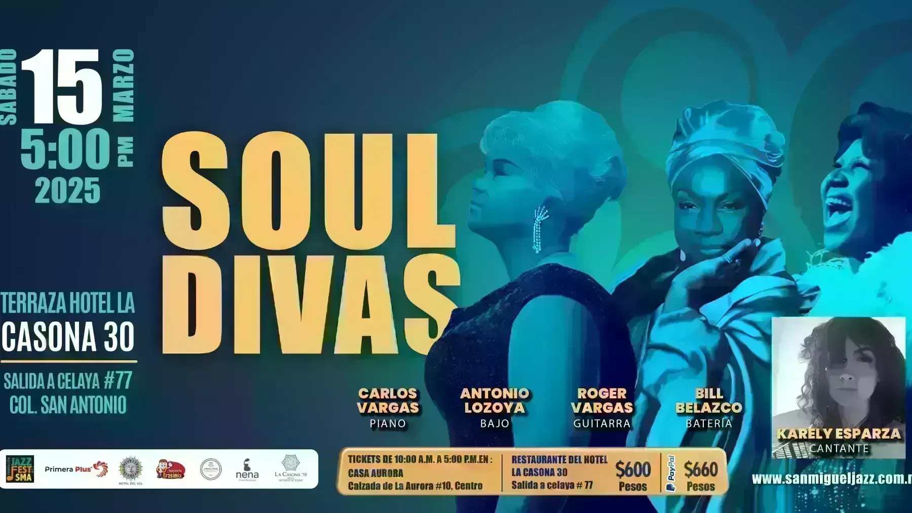 SOUL DIVAS – INTERNATIONAL JAZZ & BLUES FESTIVAL WINTER SEASON