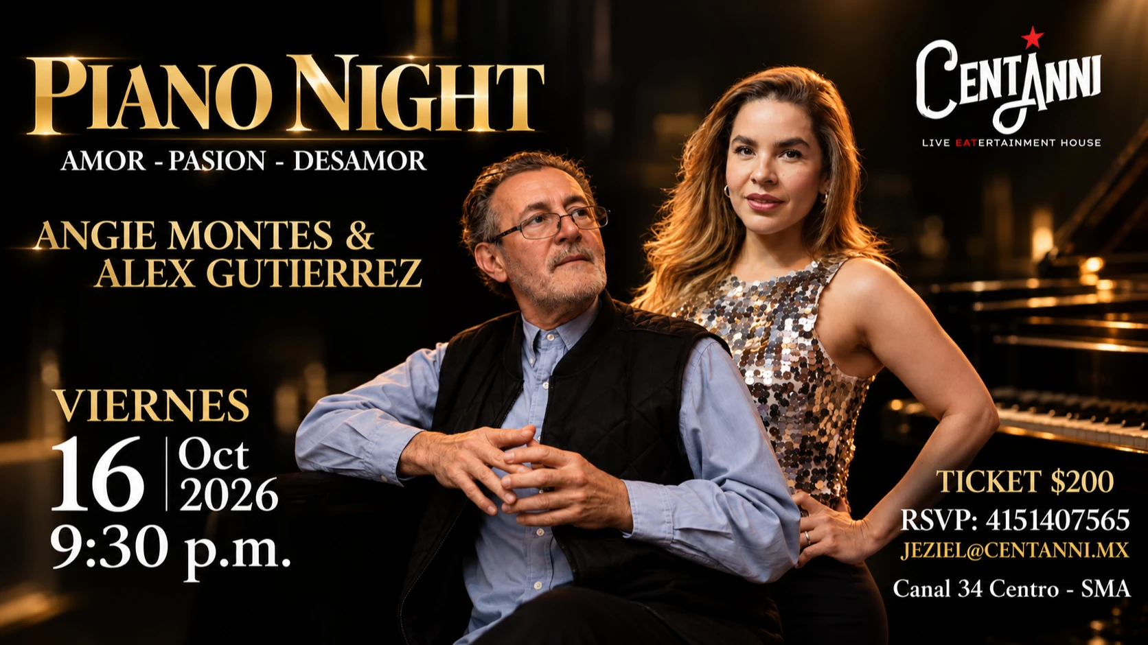 ✨ PIANO NIGHT | AMOR, PASIÓN Y DESAMOR ✨