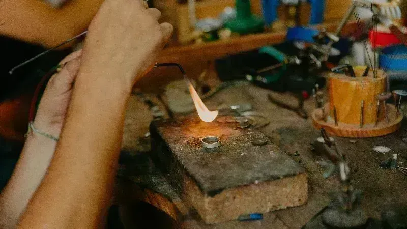 Create Your Own Mexican Opal Silver Ring