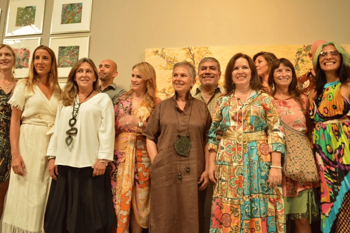 Art Fair San Miguel. This photo features many Mexican and international artists. You see Ana Julia Aguado, Isis Rodriguez, and more.